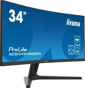 Фото: Монітор iiyama XCB3494WQSN-B1 Black - 34" VA / 3440x1440 / 120 Гц / HAS № 4 | KTC