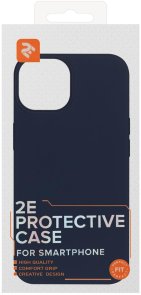 Чохол 2E for Apple iPhone 13 - Basic Liquid Silicone Midnight Blue (2E-IPH-13-OCLS-MB)