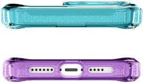 Чохол iTSkins for iPhone 14 Pus SUPREME R PRISM with MagSafe light blue and light purple (AP4R-SUPMA-LBLP)