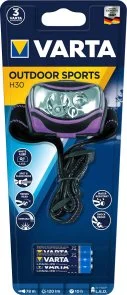 Фото: Ліхтар налобний Varta Outdoor Sports H30 (18630101421) № 3 | KTC