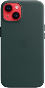 Чохол Apple for iPhone 14 Plus - Leather Case with MagSafe Forest Green (MPPA3)