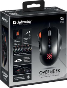 Миша Defender Oversider GM-917 Black (52917)