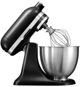 Фото: Планетарний міксер KitchenAid Mixer title-head 4.8L Artisan with extra accessories 5KSM175PS Matte Black (5KSM175PSEBK) № 3 | KTC