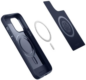 Чохол Spigen for Apple iPhone 14 Pro - Mag Armor MagFit Navy Blue (ACS04990)