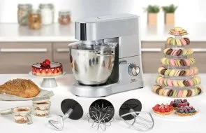 Фото: Планетарний міксер Tefal Masterchef Grande QB813D38 1500Вт, 6 насадок № 10 | KTC