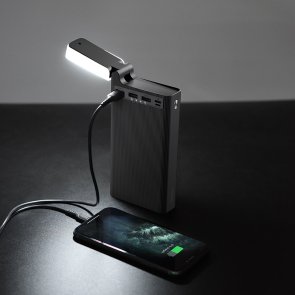 Батарея універсальна Hoco J62 Jove table lamp 30000mAh Black (J62 30000 Black)