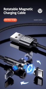 Кабель Usams US-SJ472 U59 2.1A AM / Lightning 1m Black (SJ472USB01)