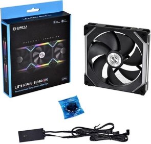 Кулер Lian-Li Uni Fan SL140 Black (G99.14UF1B.00)