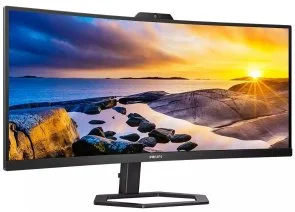 Фото: Монітор Philips 34E1C5600HE/00 Black - 34" VA / 3440x1440 / 100 Гц / HAS № 2 | KTC