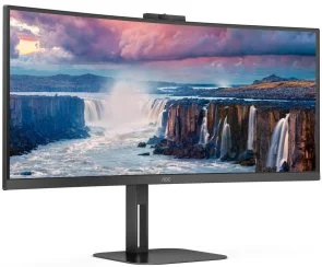 Фото: Монітор AOC CU34V5CW/BK Black - 34" VA / 3440x1440 / 100 Гц / AMD FreeSync / HAS № 3 | KTC
