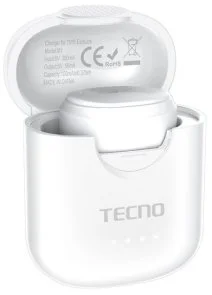 Фото: Навушники TECNO Minipods M1 Mono White (4895180759475) № 2 | KTC