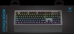 Фото: Клавіатура NOXO Conqueror Mechanical Blue Switches EN/RU Black (4770070882023) № 5 | KTC