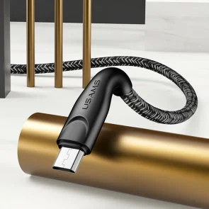 Фото: Кабель Usams US-SJ396 U41 AM / Micro USB 2m Black (SJ396USB01) № 3 | KTC