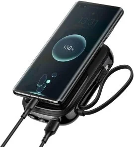 Фото: Батарея універсальна Baseus Qpow 20000mAh PD/QC 20W Black (PPQD-H01) № 2 | KTC