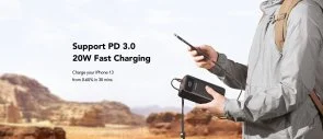 Батарея універсальна Veger Tank Lite 50000mAh LCD 22.5W Black ( VP 5001)