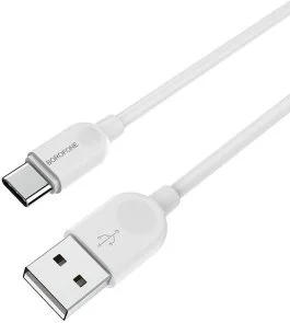 Фото: Кабель BOROFONE BX14 LinkJet 2.4A AM / Type-C 3m White (BX14C3W) № 4 | KTC