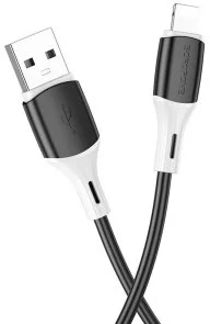 Фото: Кабель BOROFONE BX79 2.4A AM / Lightning 1m Black (BX79LB) № 2 | KTC