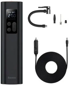Фото: Автомобільний компресор Baseus Super Mini Inflator Pump Black (CRCQ000001) № 3 | KTC