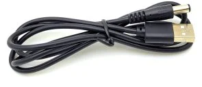 Фото: Кабель живлення ACCLAB USB-A / DC 5.5x2.1mm 5V/1.5A Black (1283126552816) № 3 | KTC