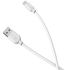 Кабель BOROFONE BX14 AM / MicroUSB 2.4A White (BX14M2W)