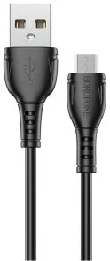 Фото: Кабель BOROFONE BX51 Triumph 2.4A AM / MicroB 1m Black (BX51MB) № 2 | KTC