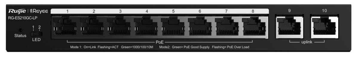 Комутатор Ruijie Reyee RG-ES210GC-LP