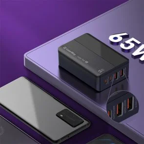 Фото: Зарядний пристрій ColorWay Power Delivery 65W Black (CW-CHS040PD-BK) № 4 | KTC