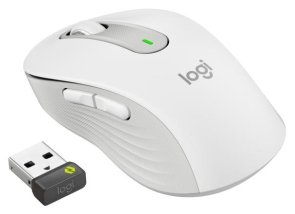 Миша Logitech Signature M650 L for business Wireless Off White (910-006349)