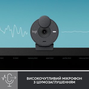 Web-камера Logitech Brio 300 Graphite