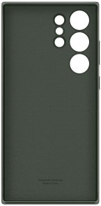 Чохол Samsung for Galaxy S23 Ultra S918 - Silicone Leather Case Green (EF-VS918LGEGRU)