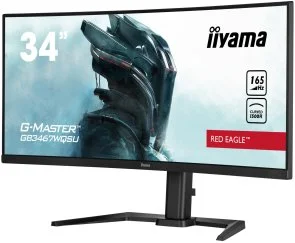 Фото: Монітор iiyama G-Master GB3467WQSU-B5 Black - 34" VA / 3440x1440 / 165 Гц / AMD FreeSync Premium / HAS № 4 | KTC