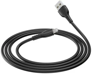 Фото: Кабель BOROFONE BX51 Triumph AM / Lightning 1m 2.4A Black (BX51LB) № 3 | KTC