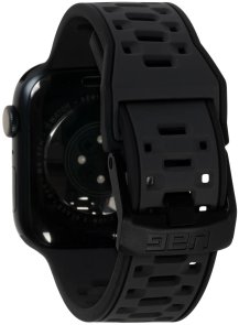Ремінець UAG for Apple Watch Ultra 49/45/44/42mm - Civilian Silicone New Graphite/Black (194002114032)