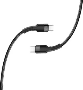 Фото: Кабель ColorWay PD Fast Charging 65W 3A Type-C / Type-C 0.3m Black (CW-CBPDCC054-BK) № 6 | KTC