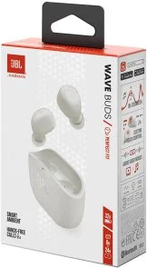 Навушники JBL Wave Buds White (JBLWBUDSWHT)