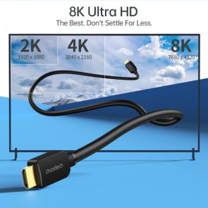 Кабель Choetech XHH-TP20 v2.1 HDMI / HDMI 2m Black