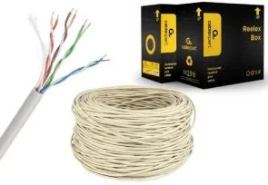 Фото: Мережевий кабель Cablexpert Cat.5e UTP 4x2x0.5 CCA 305m Grey (UPC-5004E-SOL) № 2 | KTC
