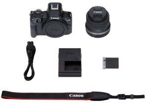 Цифрова фотокамера Canon EOS R50 Black kit RF-S 18-45 IS STM (5811C033)