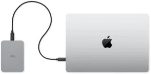 Фото: Зовнішній HDD LaCie Mobile Drive Secure 5TB Space Gray (STLR5000400) № 5 | KTC