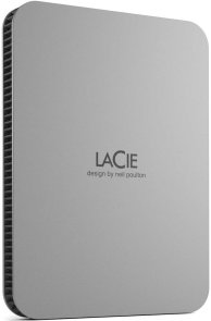 Зовнішній HDD LaCie Mobile Drive 2022 Moon Silver (STLP1000400)