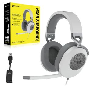 Гарнітура Corsair HS65 Surround White (CA-9011271-EU)