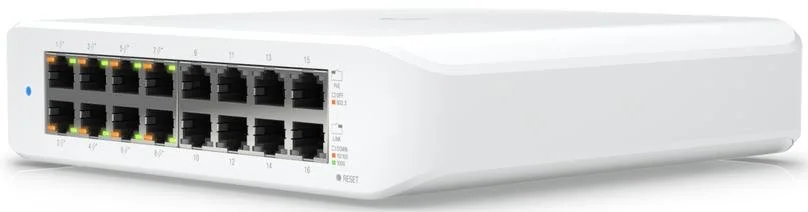 Фото: Комутатор Ubiquiti UniFi Switch Lite 16 PoE (USW-Lite-16-PoE) № 2 | KTC