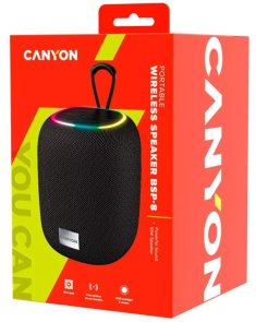 Портативна колонка Canyon BSP-8 Black (CNE-CBTSP8B)