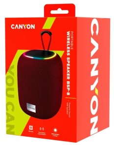 Портативна колонка Canyon BSP-8 Red (CNE-CBTSP8R)