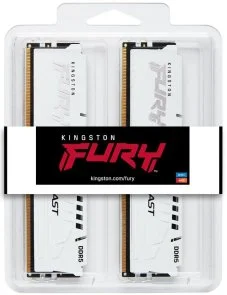 Фото: Оперативна пам’ять Kingston FURY (ex. HyperX) Beast White DDR5 2x16GB (KF556C40BWK2-32) № 3 | KTC