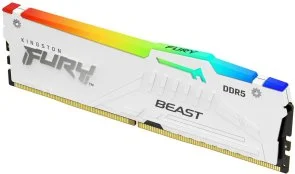 Фото: Оперативна пам’ять Kingston FURY (ex. HyperX) Beast RGB White DDR5 1x32GB (KF556C40BWA-32) № 2 | KTC
