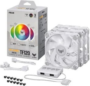 Фото: Кулер ASUS TUF Gaming TF120 ARGB Triple Fan Kit White (90DA0033-B09030) № 5 | KTC