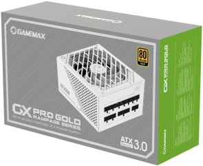 Блок живлення Gamemax 850W GX-850 Pro White ATX3.0 PCIe5.0 (GX-850 PRO WT (ATX3.0 PCIe5.0))