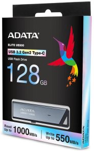 Флешка USB A-Data Elite UE800 128Gb Silver (AELI-UE800-128G-CSG)