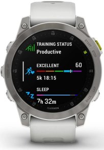 Смарт годинник Garmin Epix 2 Sapphire White Titanium (010-02582-21)